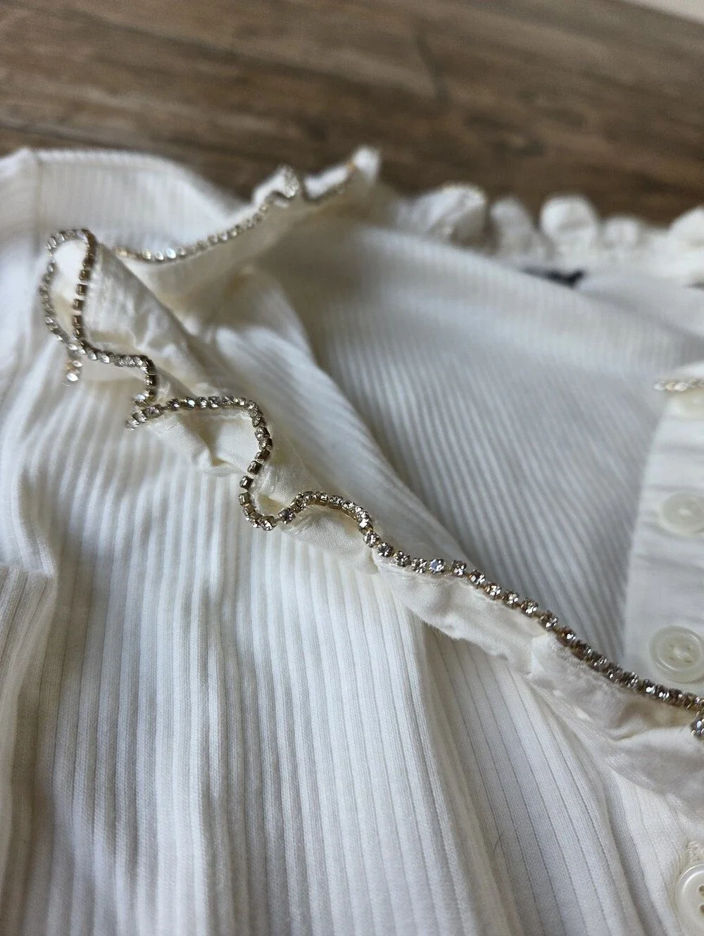 J.Crew Rhinestone Henley - Picture 4 of 6